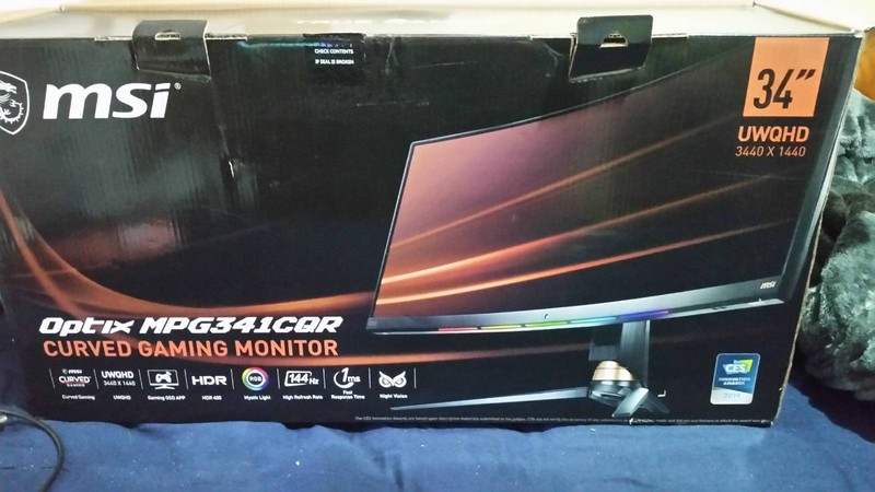 MSI Optix MPG341CQR UWQHD 144Hz 34 inch curved gaming monitor | Other  Electronics \u0026 Computers | Gumtree Australia Lake Macquarie Area - Gateshead  | 1296457765